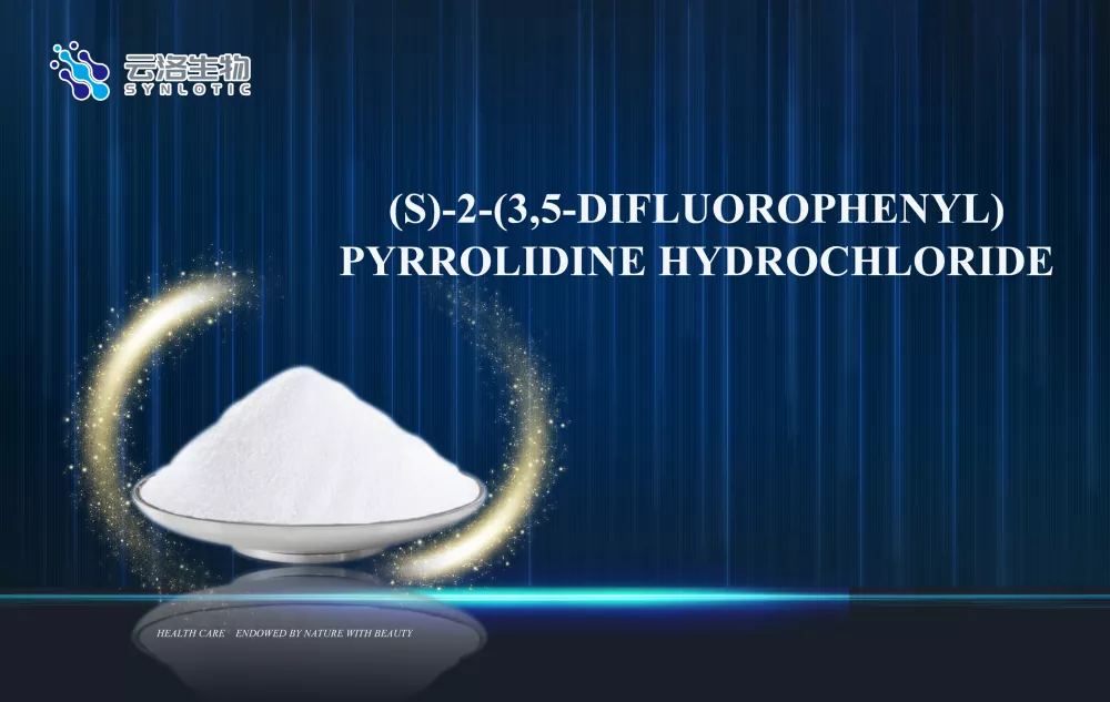 (S) -2- (3,5-difluorofenylo) chlorowodorek pirolidyny