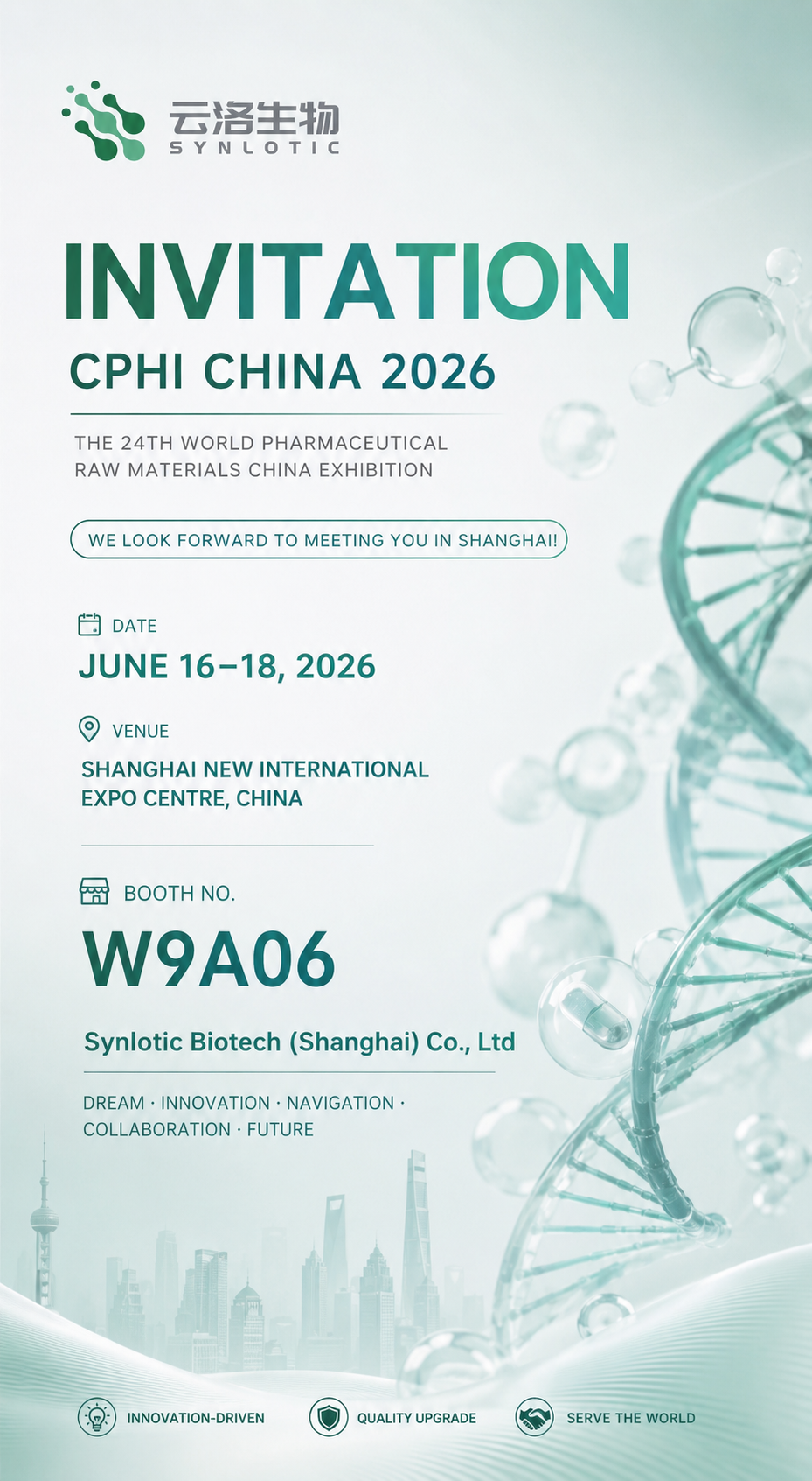 Dołącz do Synlotic Biotech na CPHI China 2026